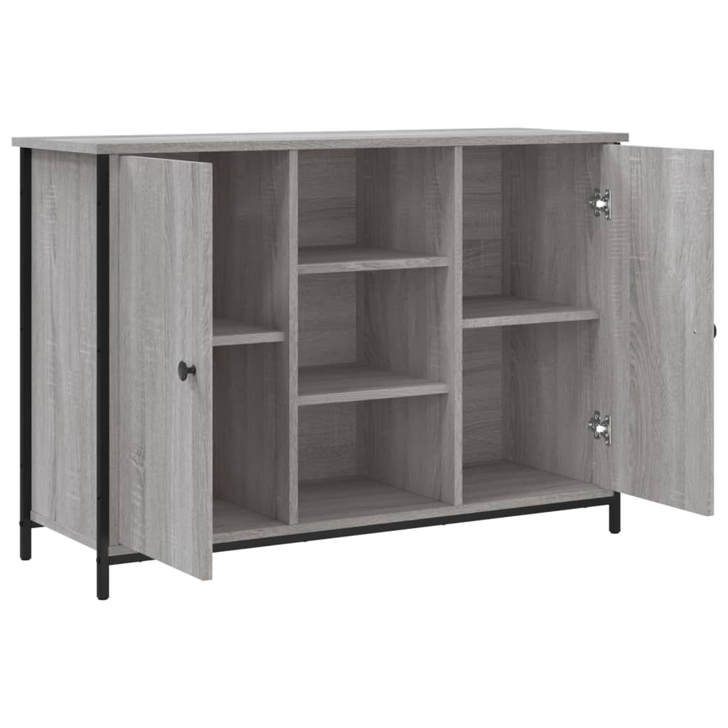 Sideboard Grey Sonoma 100x35x70 cm Engineered Wood