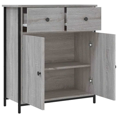 Sideboard Grey Sonoma 70x30x80 cm Engineered Wood
