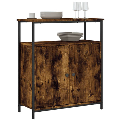 Sideboard Smoked Oak 70x30x80 cm Engineered Wood