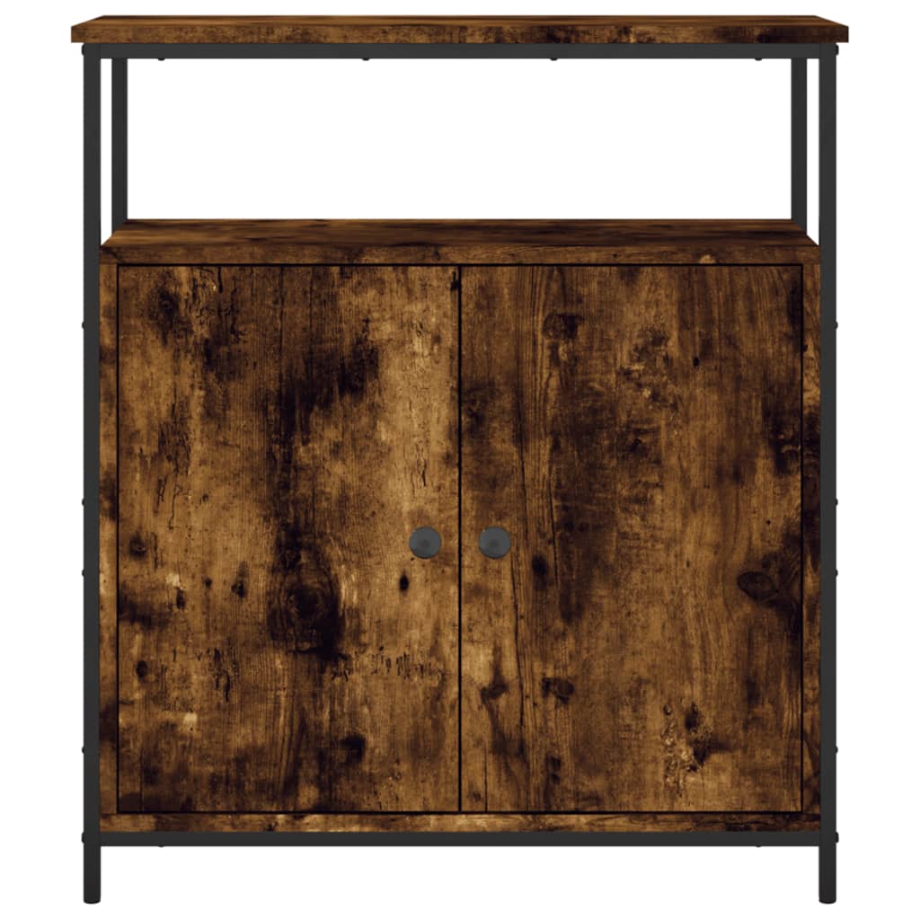 Sideboard Smoked Oak 70x30x80 cm Engineered Wood