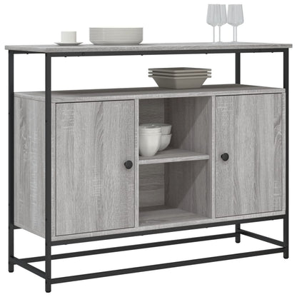 Sideboard Grey Sonoma 100x35x80 cm Engineered Wood