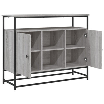 Sideboard Grey Sonoma 100x35x80 cm Engineered Wood