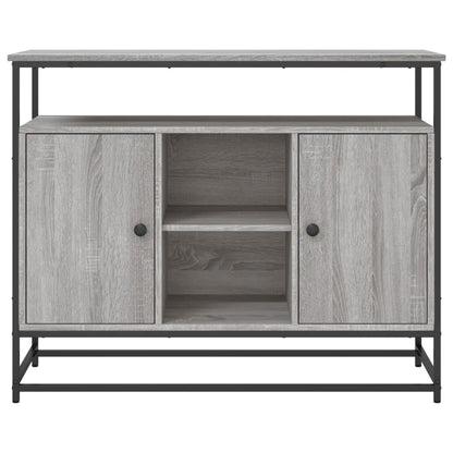 Sideboard Grey Sonoma 100x35x80 cm Engineered Wood