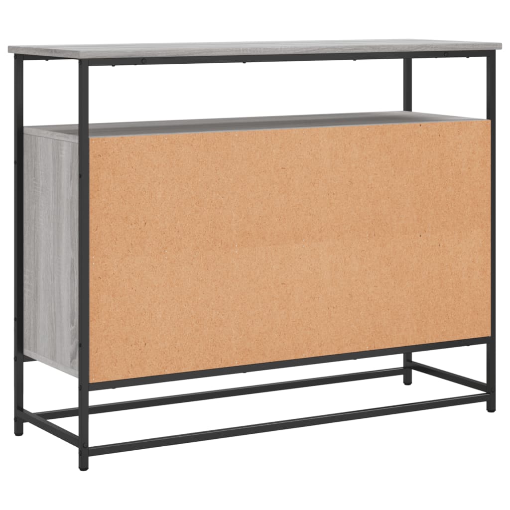 Sideboard Grey Sonoma 100x35x80 cm Engineered Wood