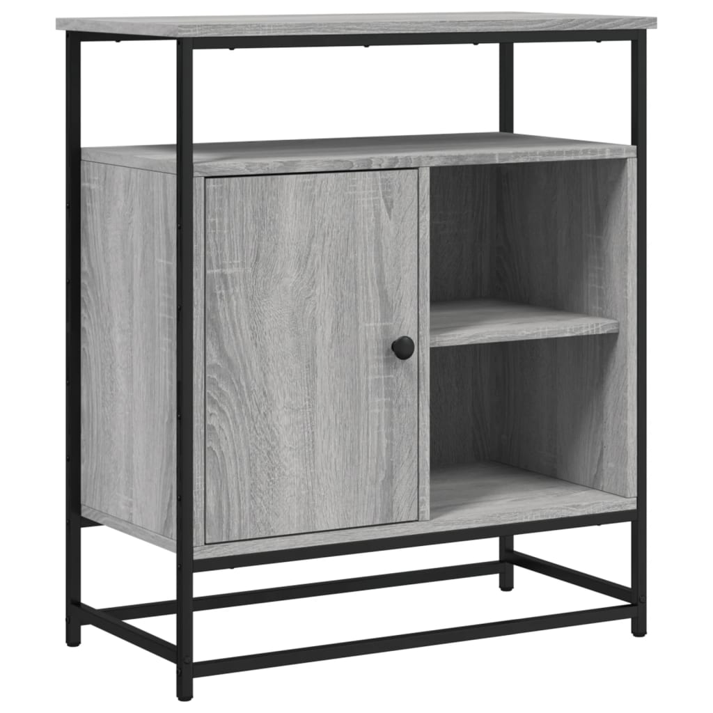 Sideboard Grey Sonoma 69x35x80 cm Engineered Wood