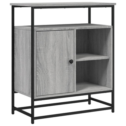 Sideboard Grey Sonoma 69x35x80 cm Engineered Wood