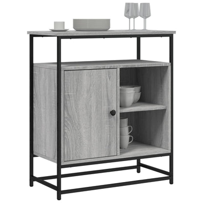 Sideboard Grey Sonoma 69x35x80 cm Engineered Wood