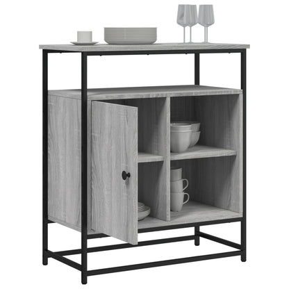 Sideboard Grey Sonoma 69x35x80 cm Engineered Wood