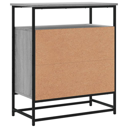 Sideboard Grey Sonoma 69x35x80 cm Engineered Wood