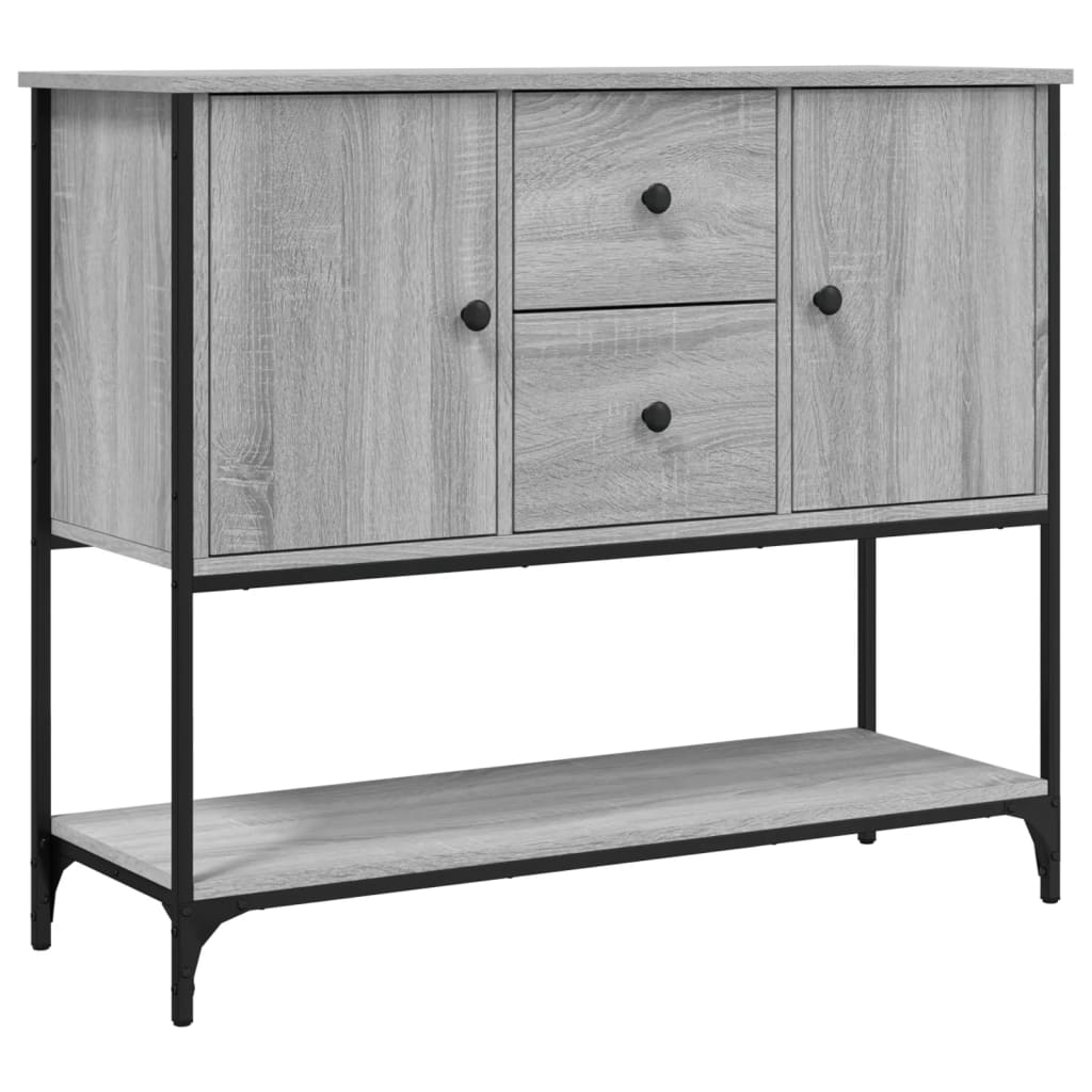 Sideboard Grey Sonoma 100x36x85 cm Engineered Wood