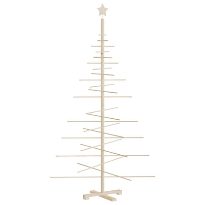 Wooden Christmas Tree for Decoration 180 cm Solid Wood Pine