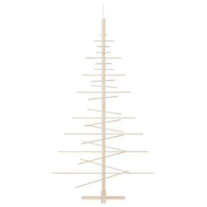 Wooden Christmas Tree for Decoration 180 cm Solid Wood Pine
