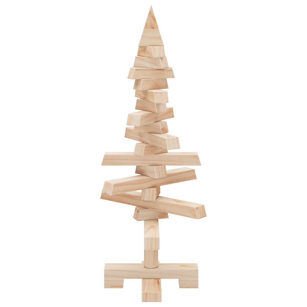 Wooden Christmas Tree for Decoration 60 cm Solid Wood Pine