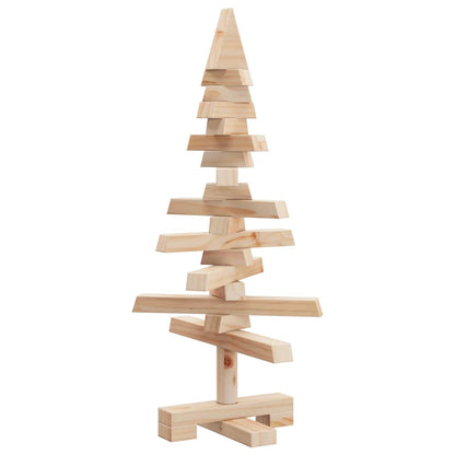 Wooden Christmas Tree for Decoration 60 cm Solid Wood Pine