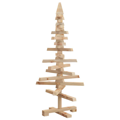 Wooden Christmas Tree for Decoration 90 cm Solid Wood Pine