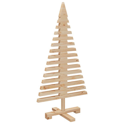 Wooden Christmas Tree for Decoration 90 cm Solid Wood Pine
