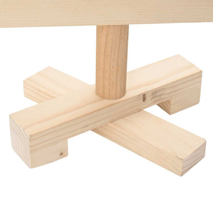 Wooden Christmas Tree for Decoration 90 cm Solid Wood Pine