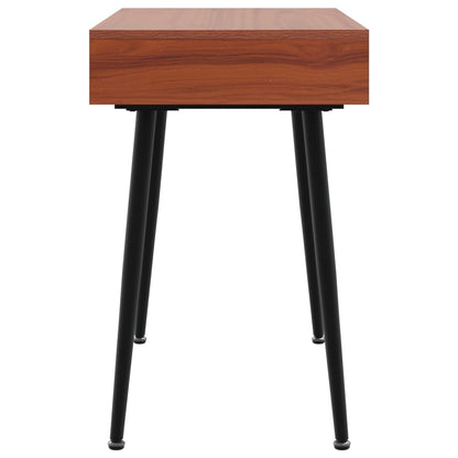 Computer Desk with Drawer Brown 110x50x75 cm Engineered Wood