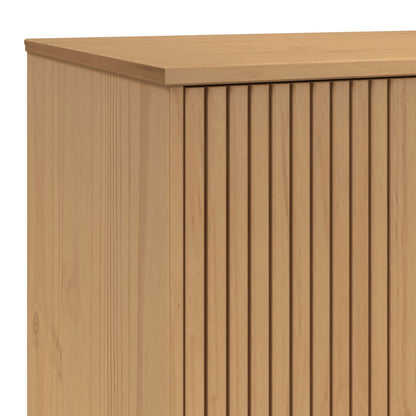Wardrobe "OLDEN" Brown 76,5x53x172 cm Solid Wood Pine