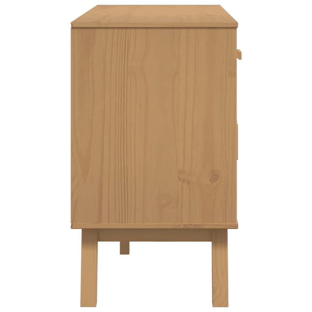 Sideboard OLDEN Brown 114x43x73.5 cm Solid Wood Pine