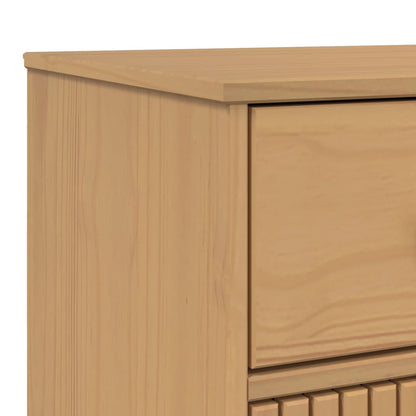 Sideboard OLDEN Brown 114x43x73.5 cm Solid Wood Pine