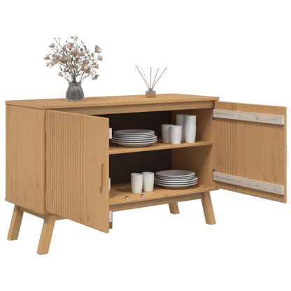 Sideboard OLDEN Brown 114x43x73.5 cm Solid Wood Pine