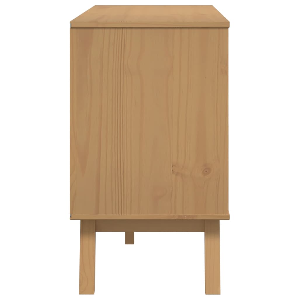 Sideboard OLDEN Brown 114x43x73.5 cm Solid Wood Pine