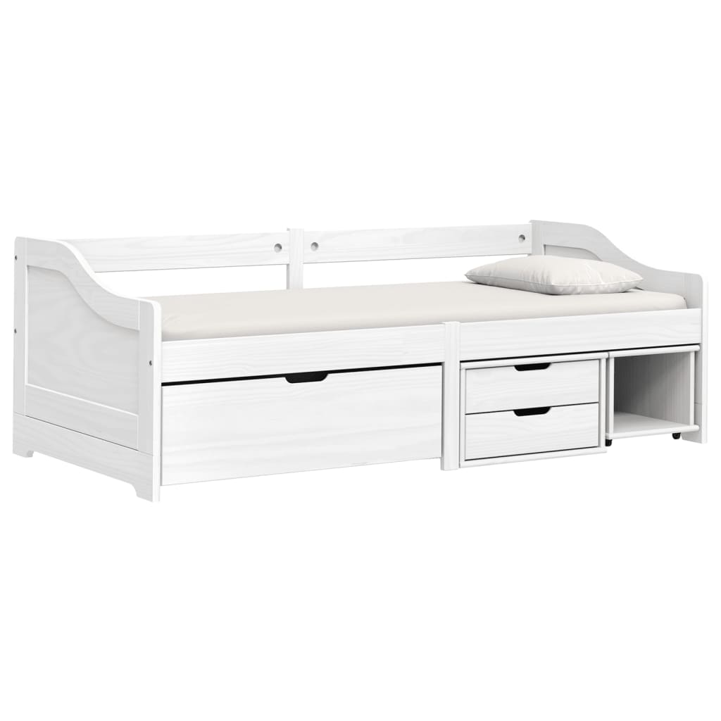 Day Bed | White | Solid pinewood, engineered wood | Single | Day Bed