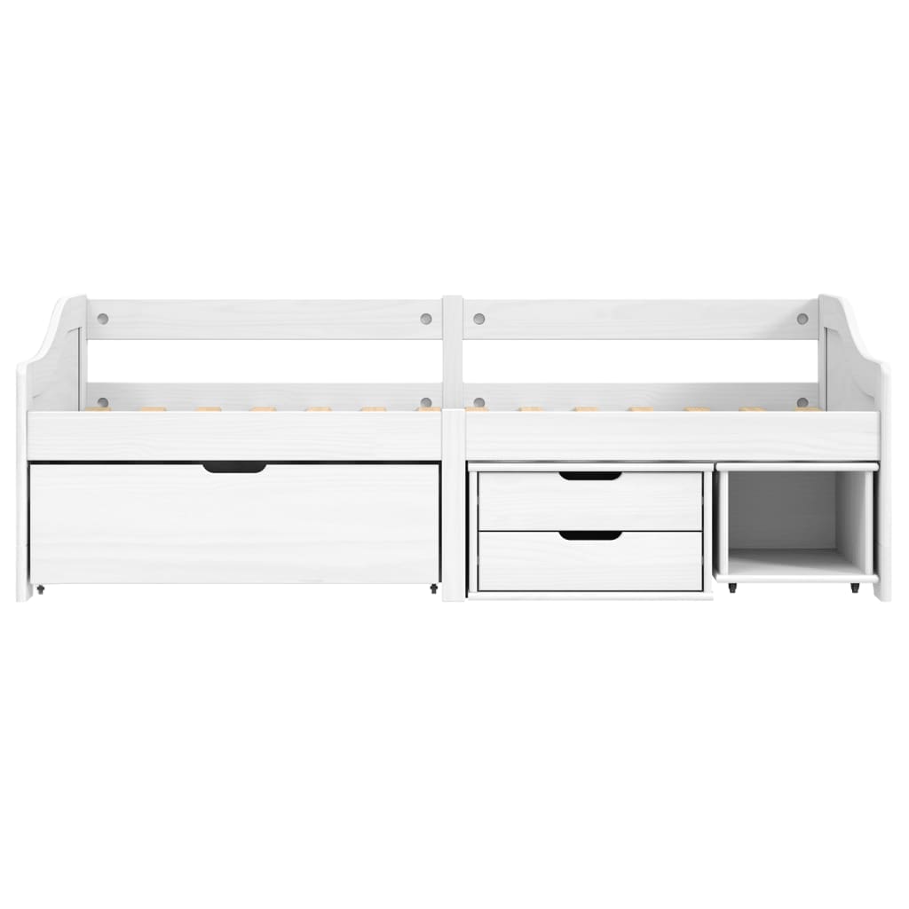 Day Bed | White | Solid pinewood, engineered wood | Single | Day Bed