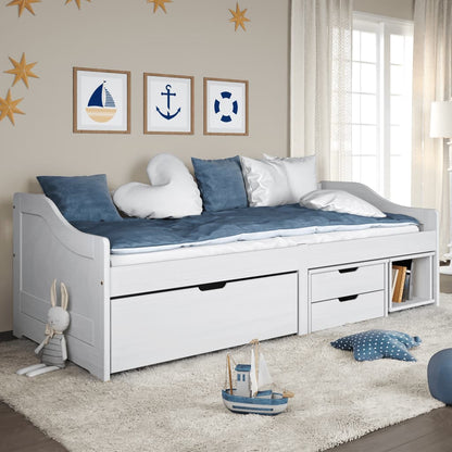 Day Bed | White | Solid pinewood, engineered wood | Single | Day Bed
