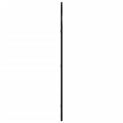 Wall Mirror Black 60x100 cm Arch Iron