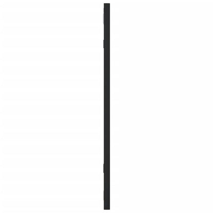 Wall Mirror Black 50x50 cm Square Iron