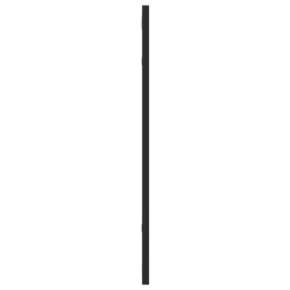 Wall Mirror Black 50x60 cm Rectangle Iron
