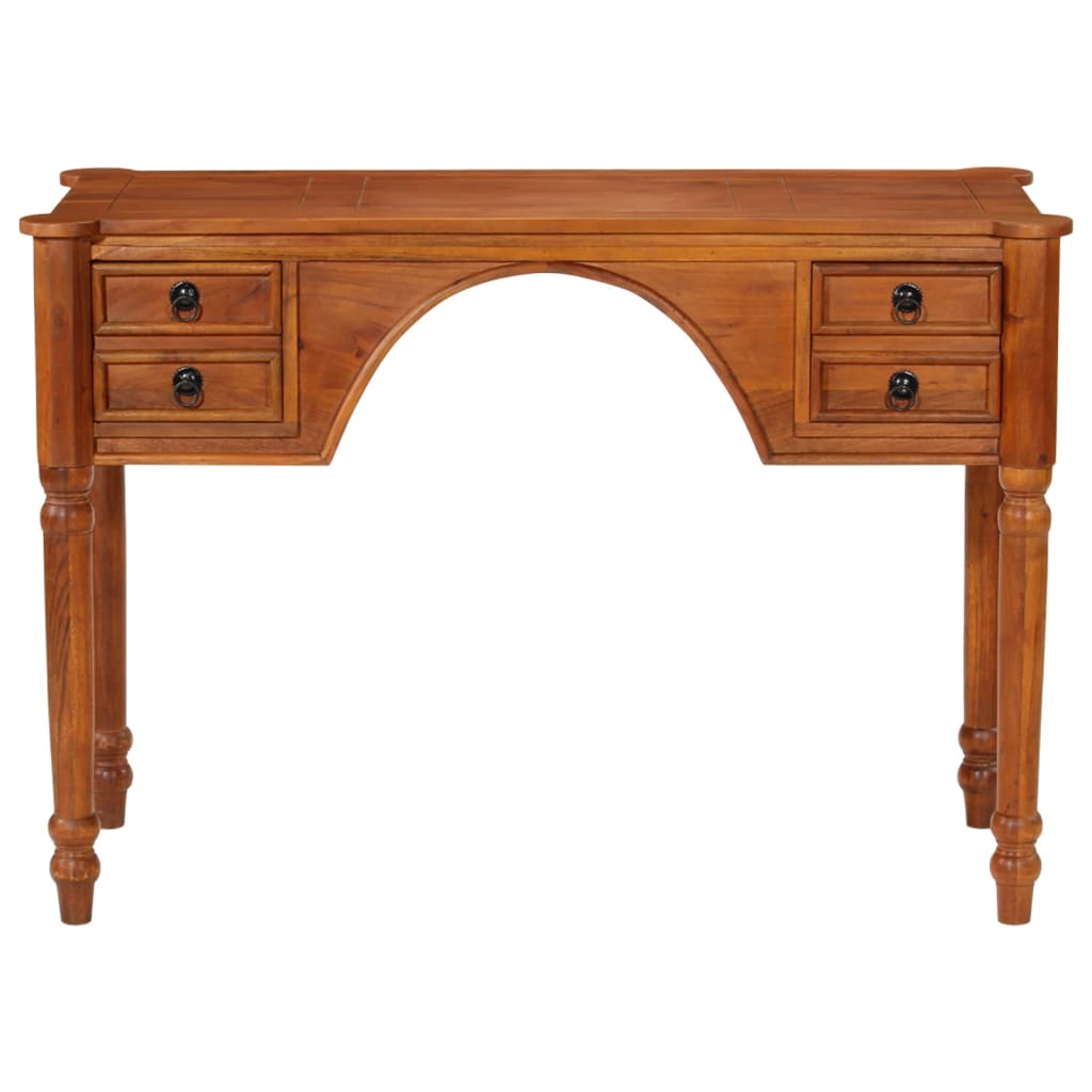 Desk with Drawers 110x50x76 cm Solid Wood Acacia