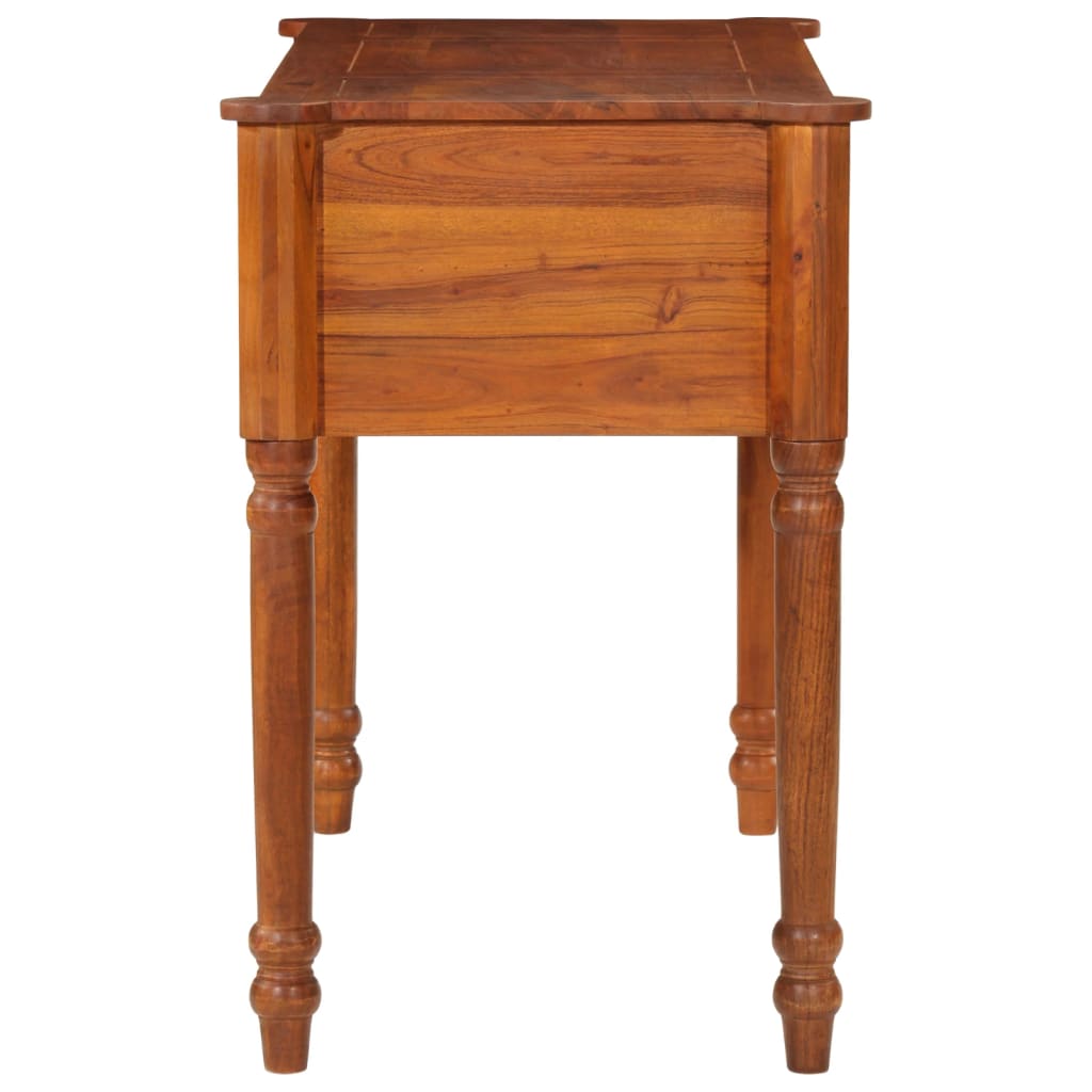 Desk with Drawers 110x50x76 cm Solid Wood Acacia