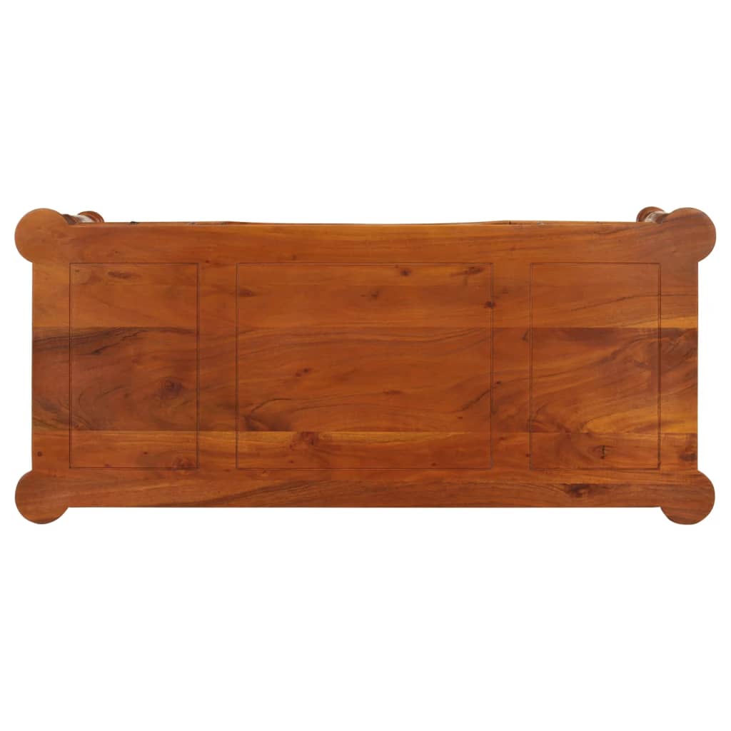 Desk with Drawers 110x50x76 cm Solid Wood Acacia