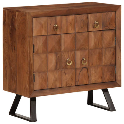 Drawer Cabinet Honey Brown 70x35x70 cm Solid Wood Acacia