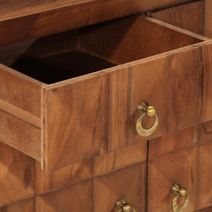 Drawer Cabinet Honey Brown 70x35x70 cm Solid Wood Acacia