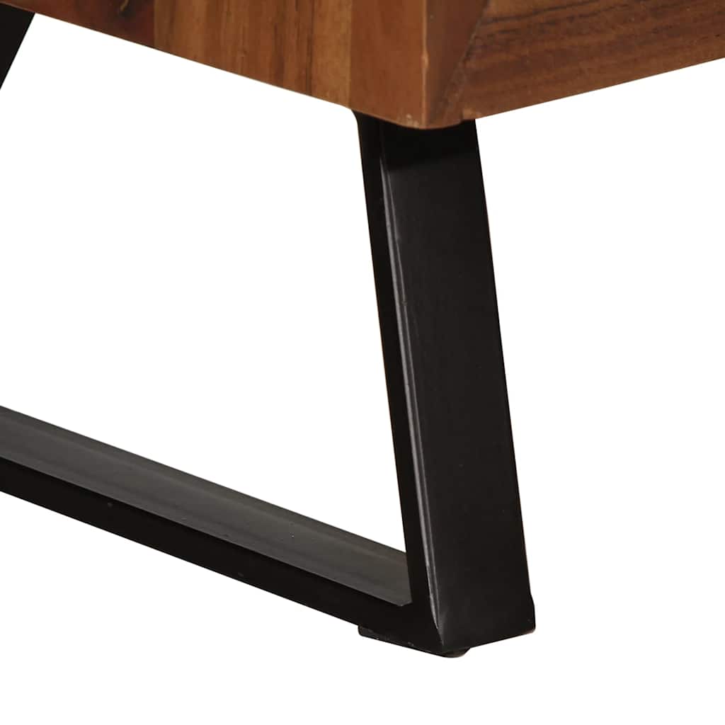 Drawer Cabinet Honey Brown 70x35x70 cm Solid Wood Acacia