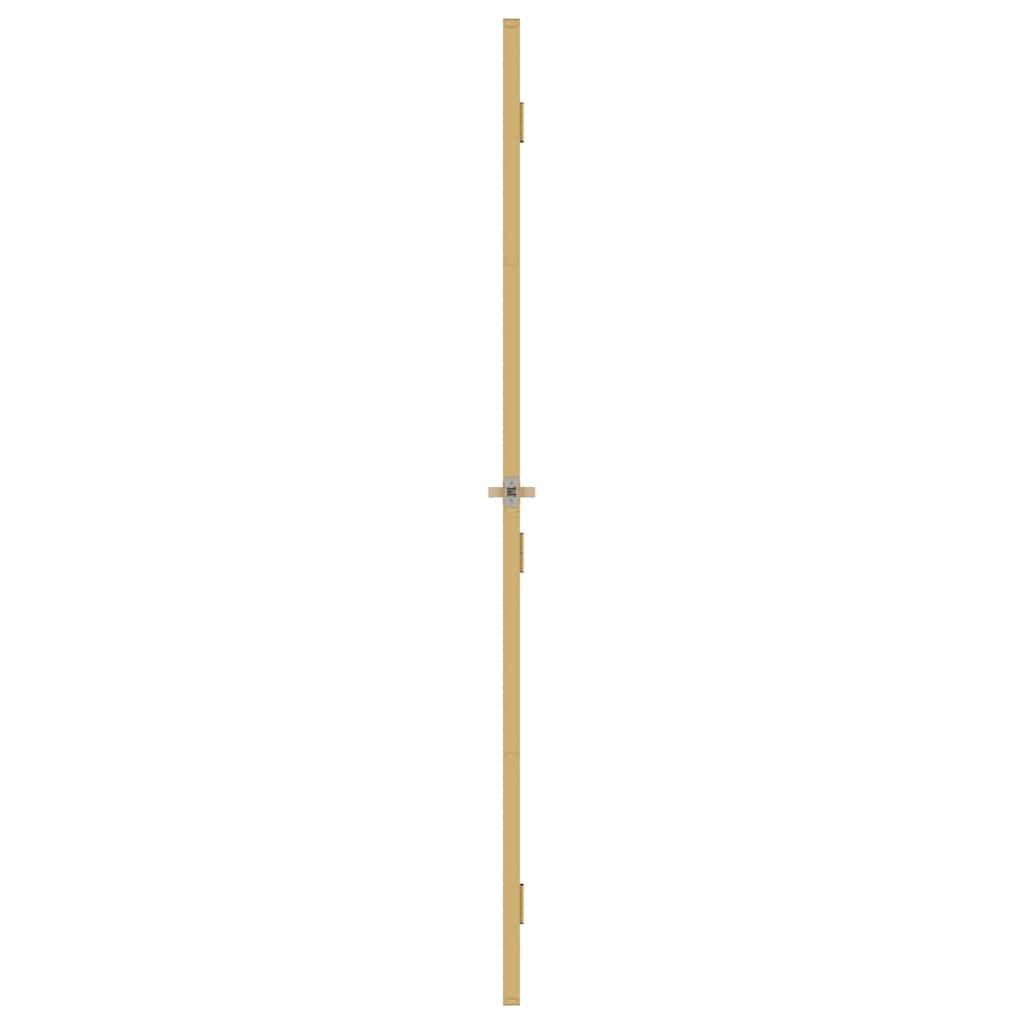 Interior Door Slim Golden 83x201,5 cm Tempered Glass and Aluminium