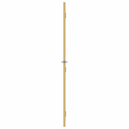 Interior Door Slim Golden 83x201,5 cm Tempered Glass and Aluminium