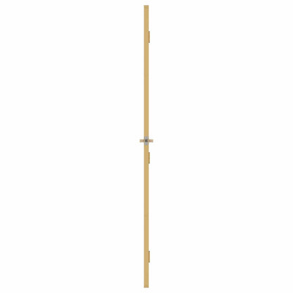 Interior Door Slim Golden 93x201.5 cm Tempered Glass and Aluminium
