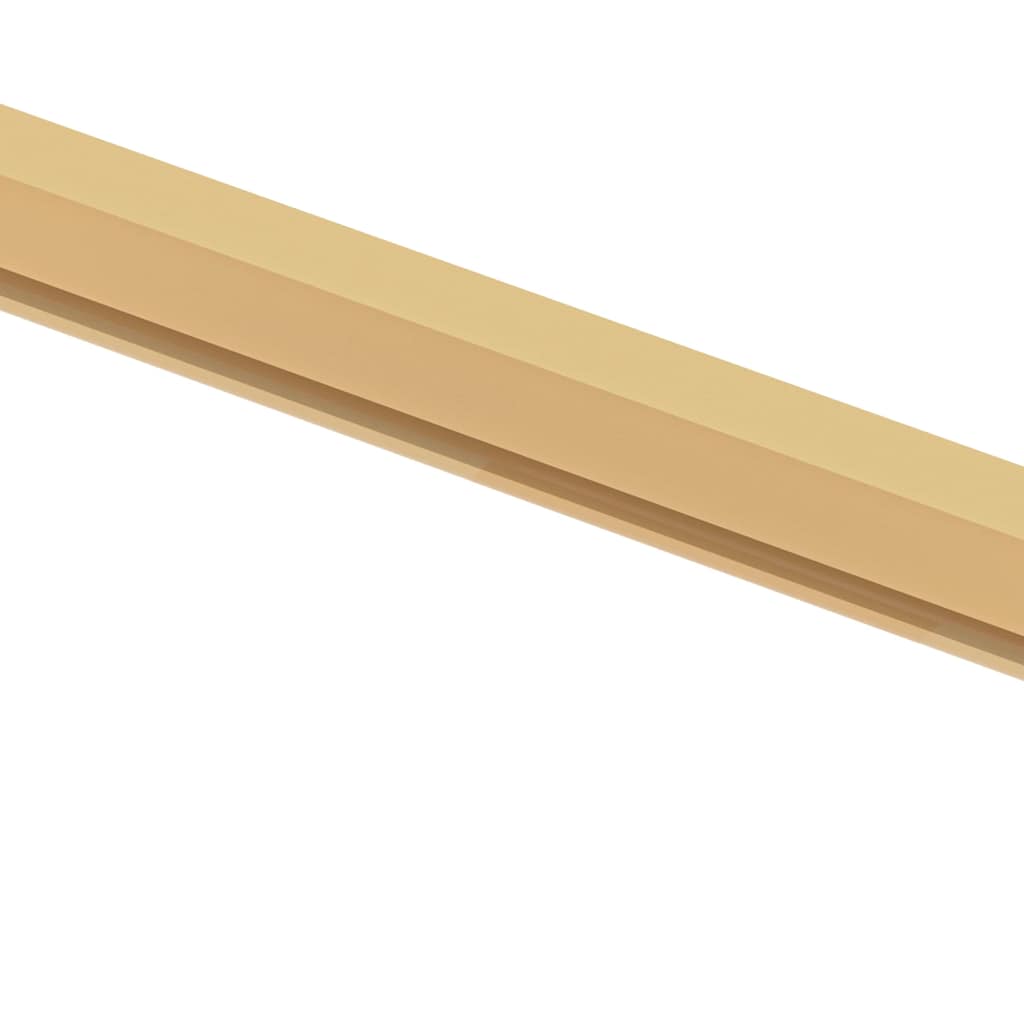 Interior Door Slim Golden 102.5x201.5 cm Tempered Glass and Aluminium