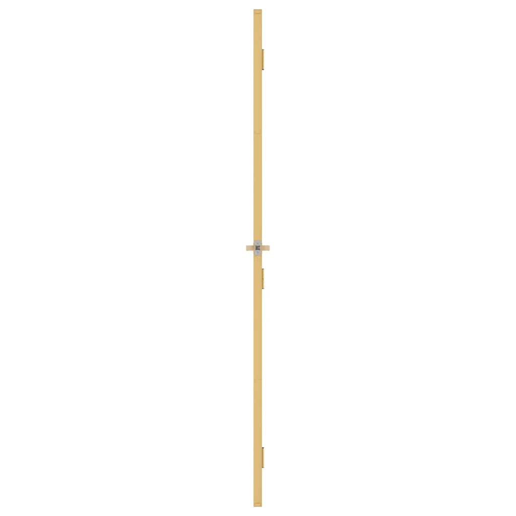 Interior Door Slim Golden 76x201,5 cm Tempered Glass and Aluminium