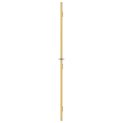 Interior Door Slim Golden 76x201,5 cm Tempered Glass and Aluminium