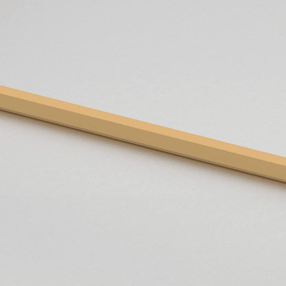 Interior Door Slim Golden 76x201.5 cm Tempered Glass and Aluminium