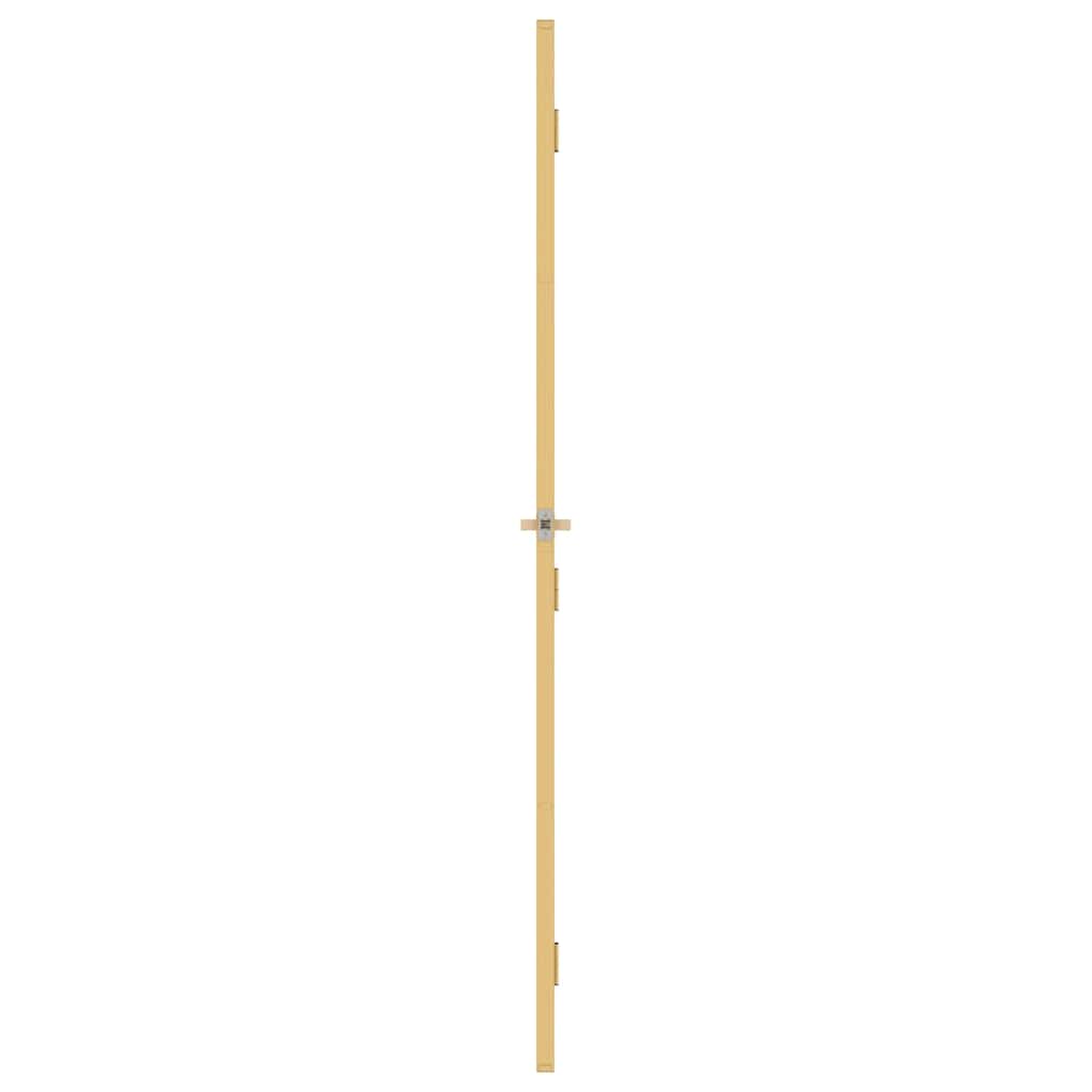 Interior Door Slim Golden 83x201,5 cm Tempered Glass and Aluminium