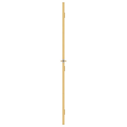 Interior Door Slim Golden 83x201,5 cm Tempered Glass and Aluminium