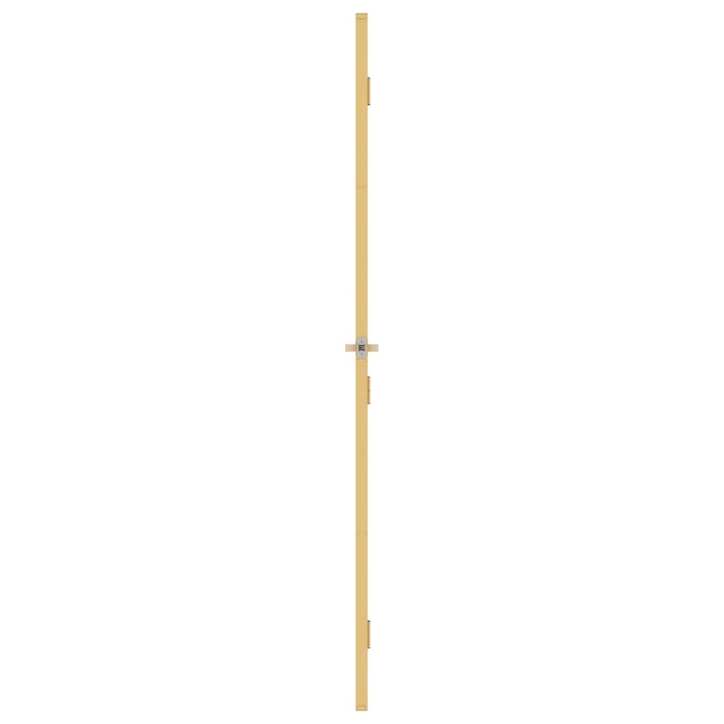 Interior Door Slim Golden 93x201,5 cm Tempered Glass and Aluminium