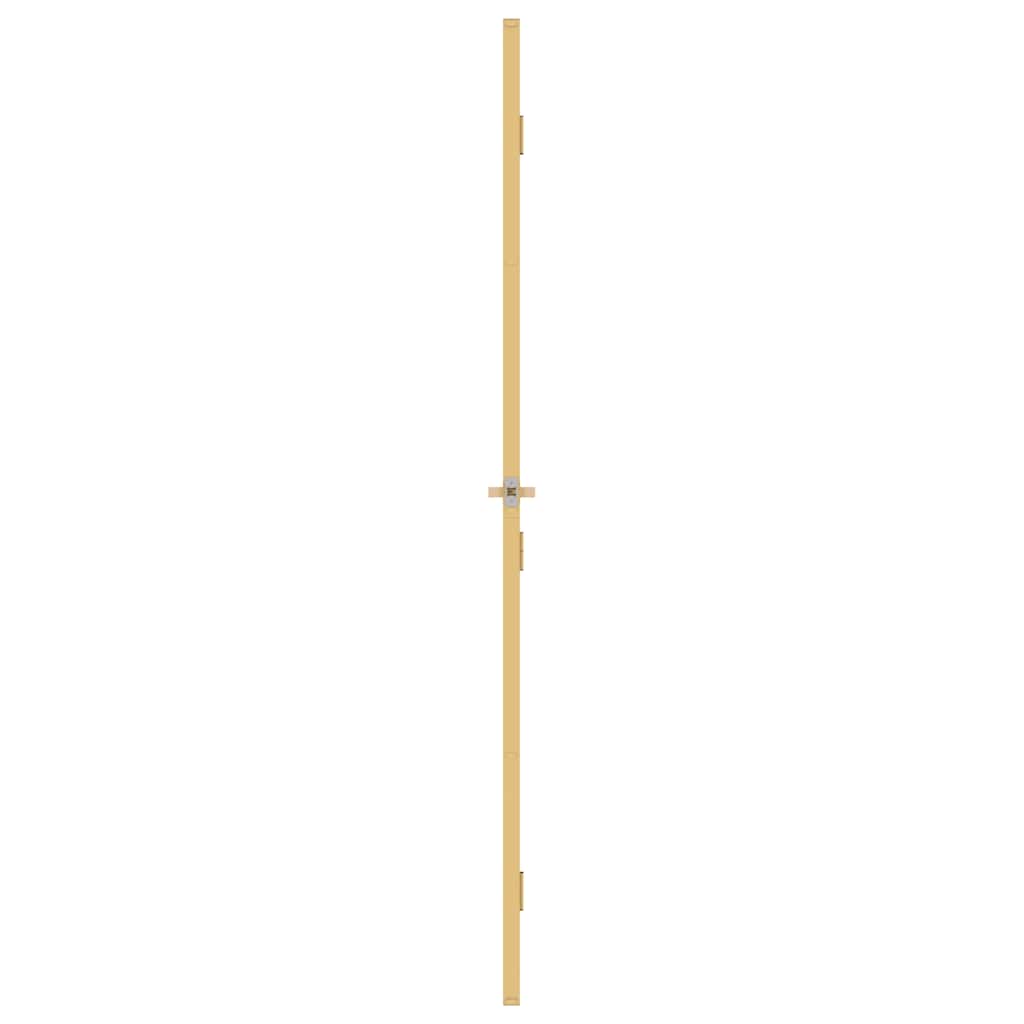 Interior Door Slim Golden 102,5x201,5 cm Tempered Glass and Aluminium